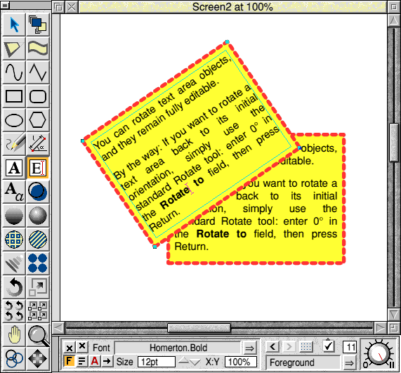 TextArea screenshot